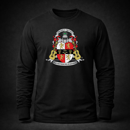 Murphy’s Lawyer® Long Sleeve Tee (Black)