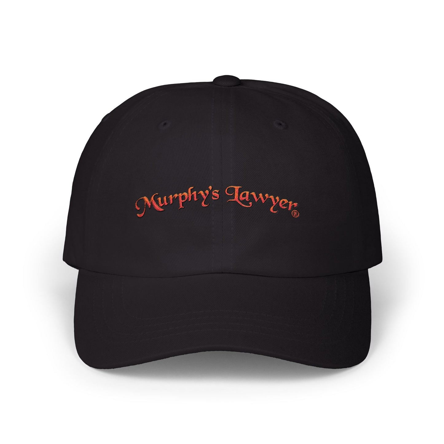 Murphy’s Lawyer® Embroidered Dad Cap (Black)