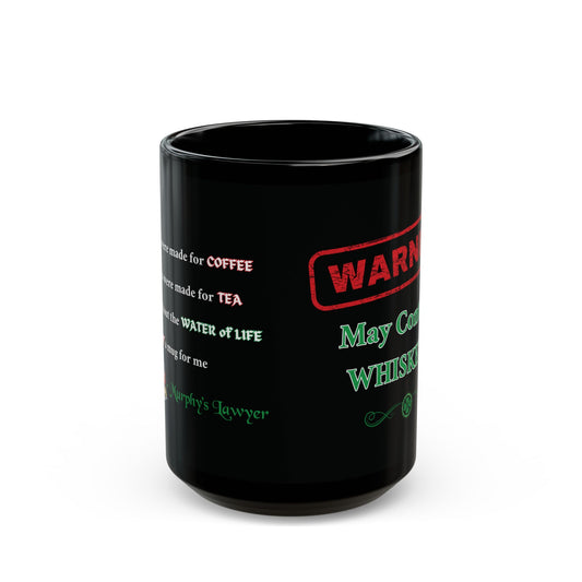 WARNING - May Contain Whiskey Mug (15oz.)